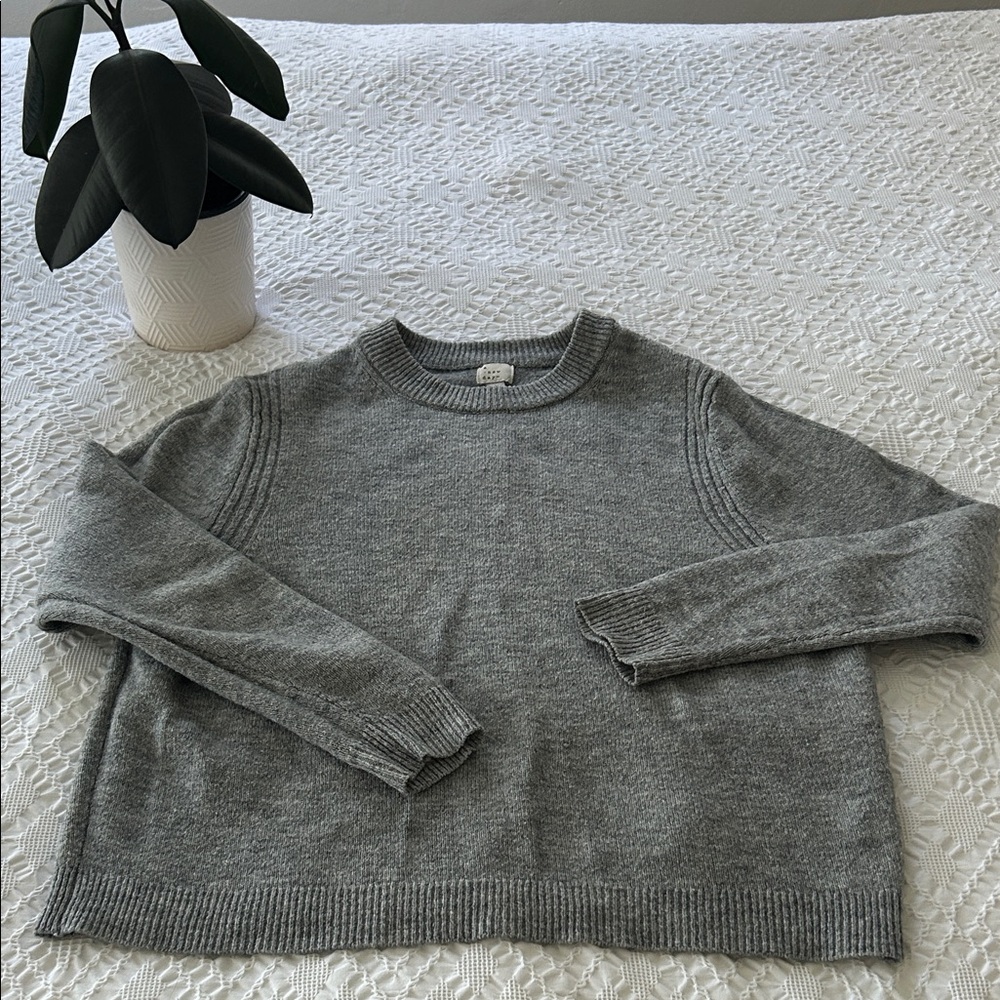 a new day Heather Gray Crew Neck Sweater
